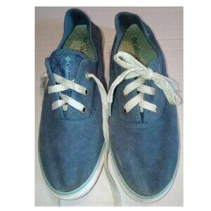 Columbia Vulcan N Vent Boat Water Shoes Women’s Size 8 Blue Canvas